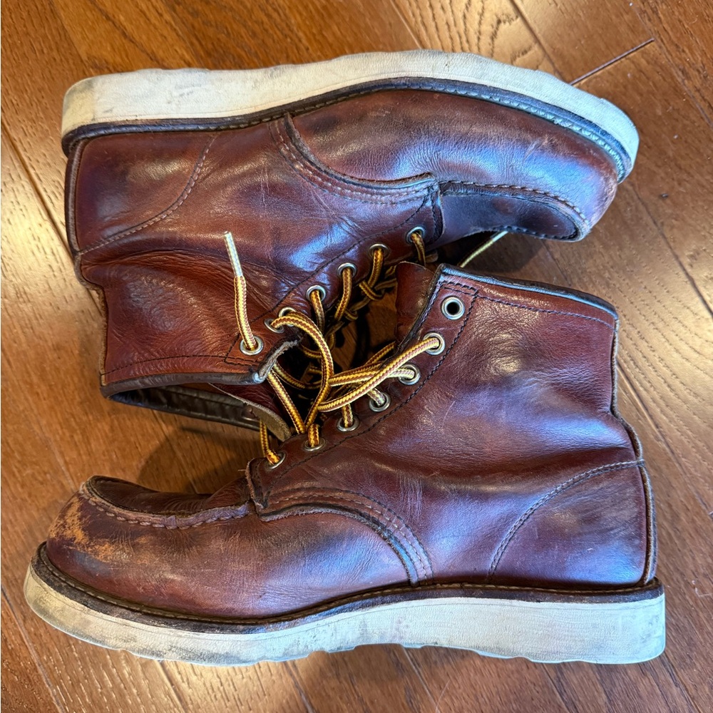 Red Wing Moc Toe Boots